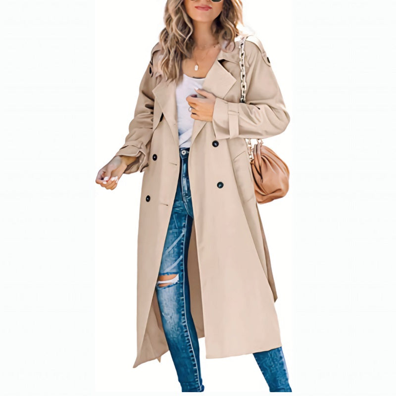 Women's Trench Coat | Lightweight, Fitted Design for Spring and Autumn 3