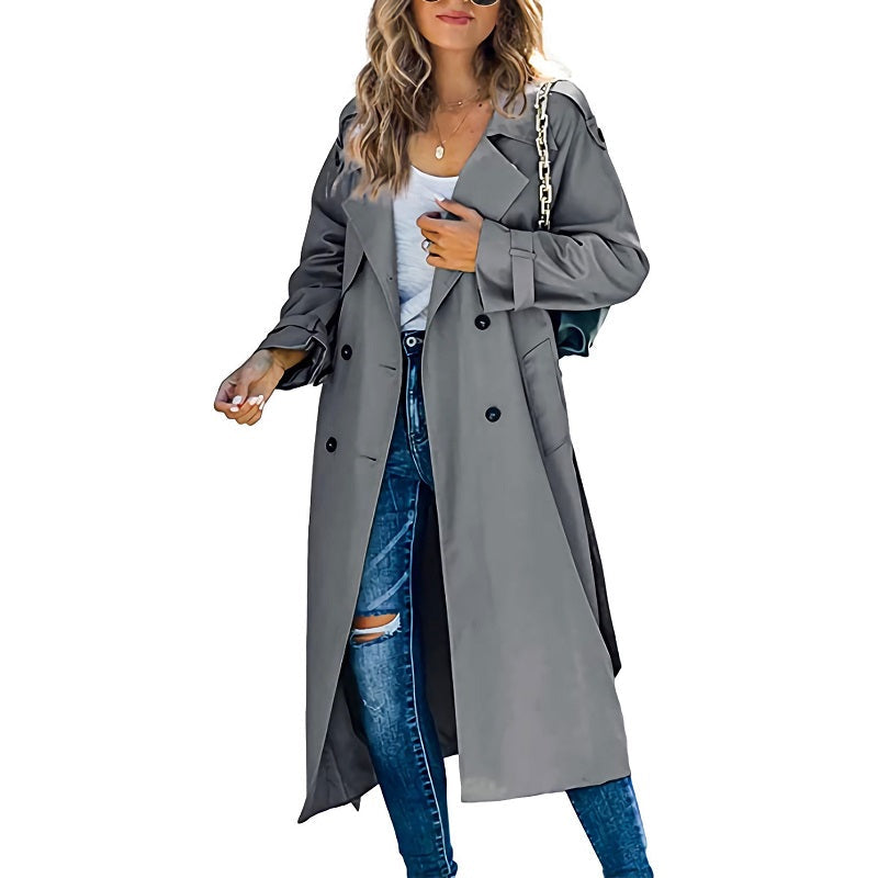 Women's Trench Coat | Lightweight, Fitted Design for Spring and Autumn 4