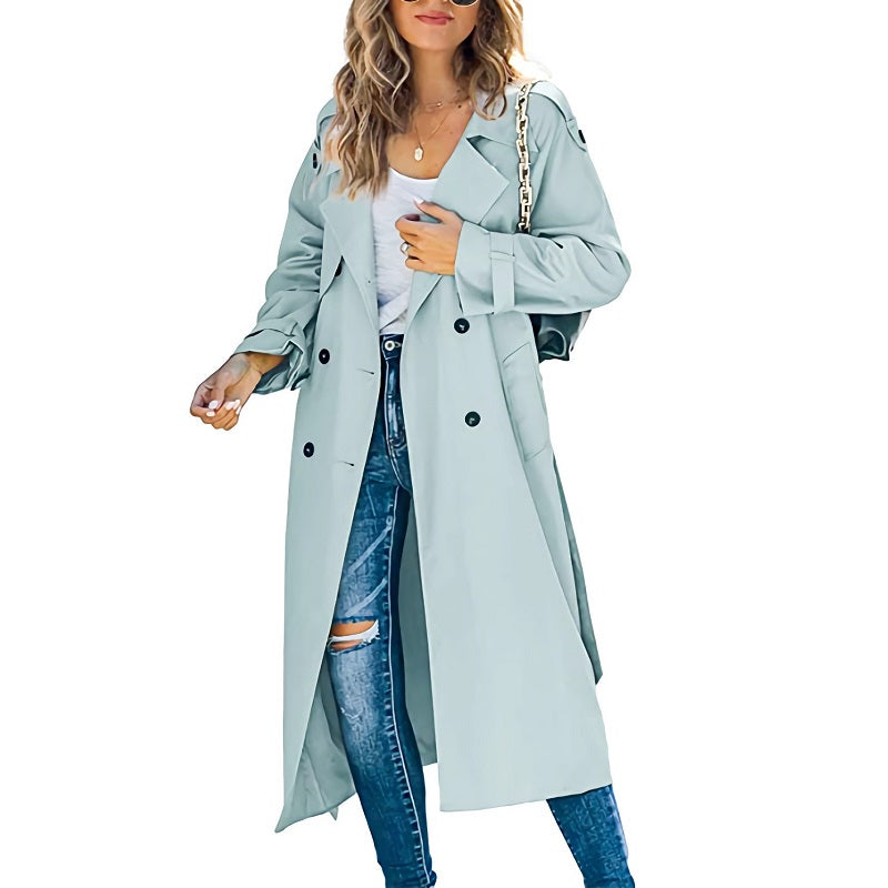 Women's Trench Coat | Lightweight, Fitted Design for Spring and Autumn 5