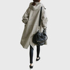 Women's Trench Coat | Waterproof, Hooded, Adjustable Belt, Long 7