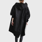 Women's Trench Coat | Waterproof, Hooded, Adjustable Belt, Long 8