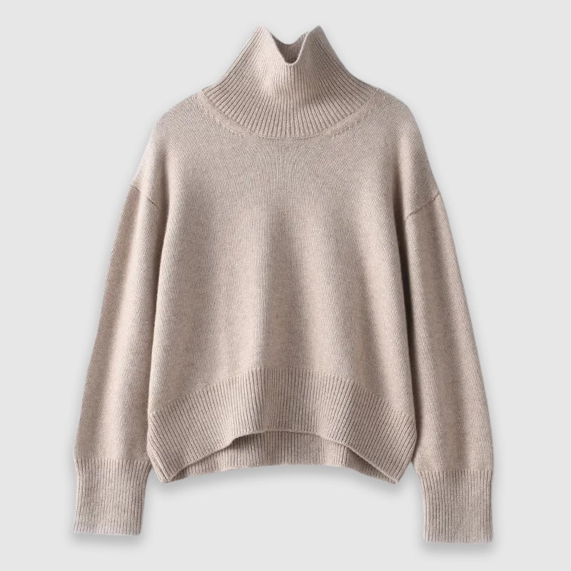 Women's Turtleneck Sweater | Soft Knit, Classic Fit for Autumn Winter 0