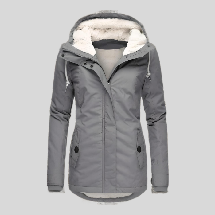 Women's Waterproof Parka Jacket | Long Design, Faux Fur Lining, Adjustable Fit 0