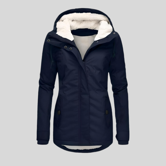 Women's Waterproof Parka Jacket | Long Design, Faux Fur Lining, Adjustable Fit 2
