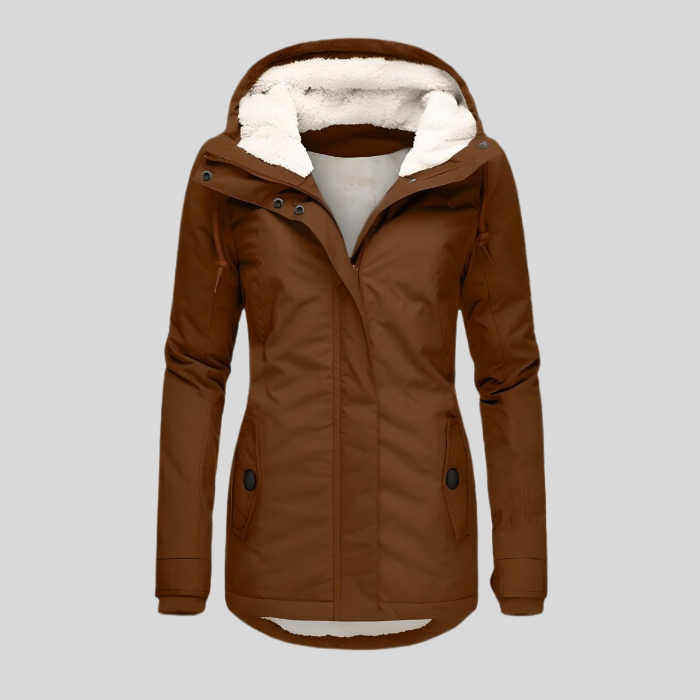 Women's Waterproof Parka Jacket | Long Design, Faux Fur Lining, Adjustable Fit 3