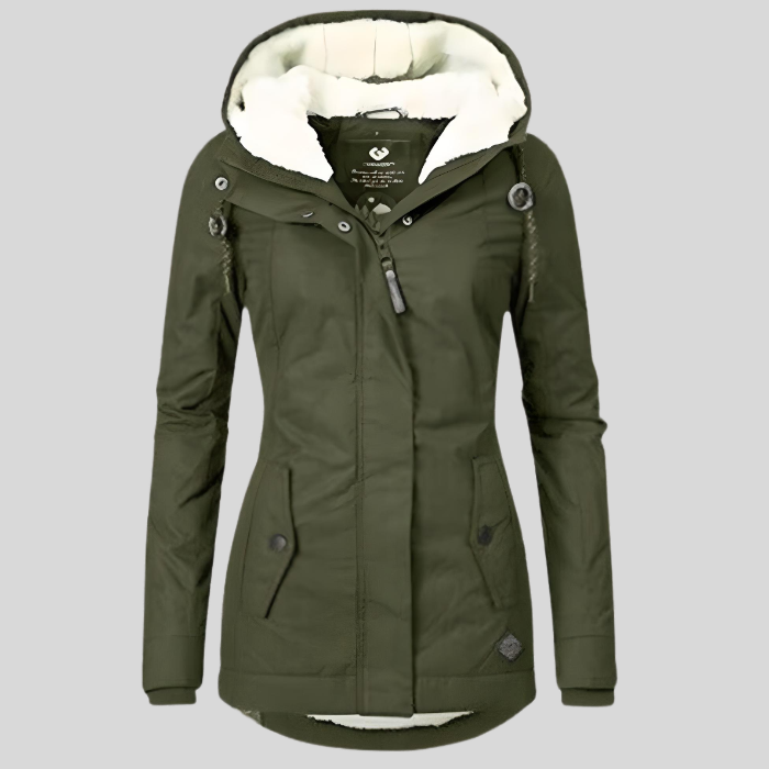 Women's Waterproof Parka Jacket | Long Design, Faux Fur Lining, Adjustable Fit 4