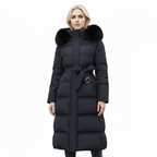 Women's Winter Coat | Fitted Silhouette with Faux Fur Collar, Water-Repellent 1