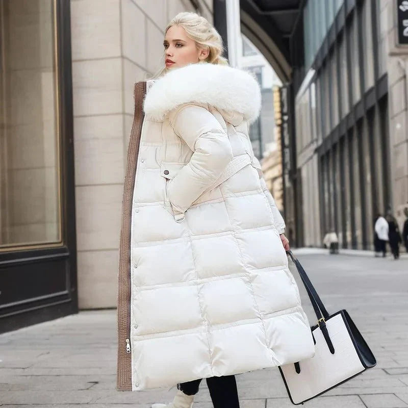 Women's Winter Coat | Fitted Silhouette with Faux Fur Collar, Water-Repellent 3