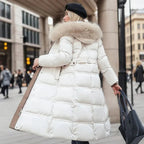 Women's Winter Coat | Fitted Silhouette with Faux Fur Collar, Water-Repellent 4