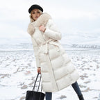Women's Winter Coat | Fitted Silhouette with Faux Fur Collar, Water-Repellent 5