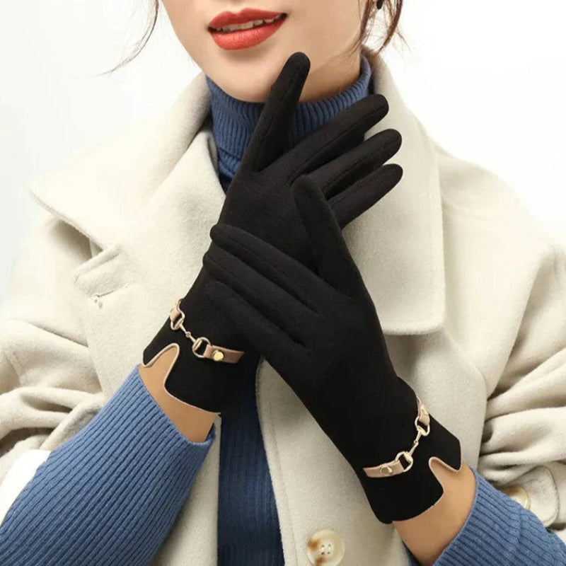 Women's Winter Gloves | Vintage-Inspired, Warm, Smartphone-Compatible 1