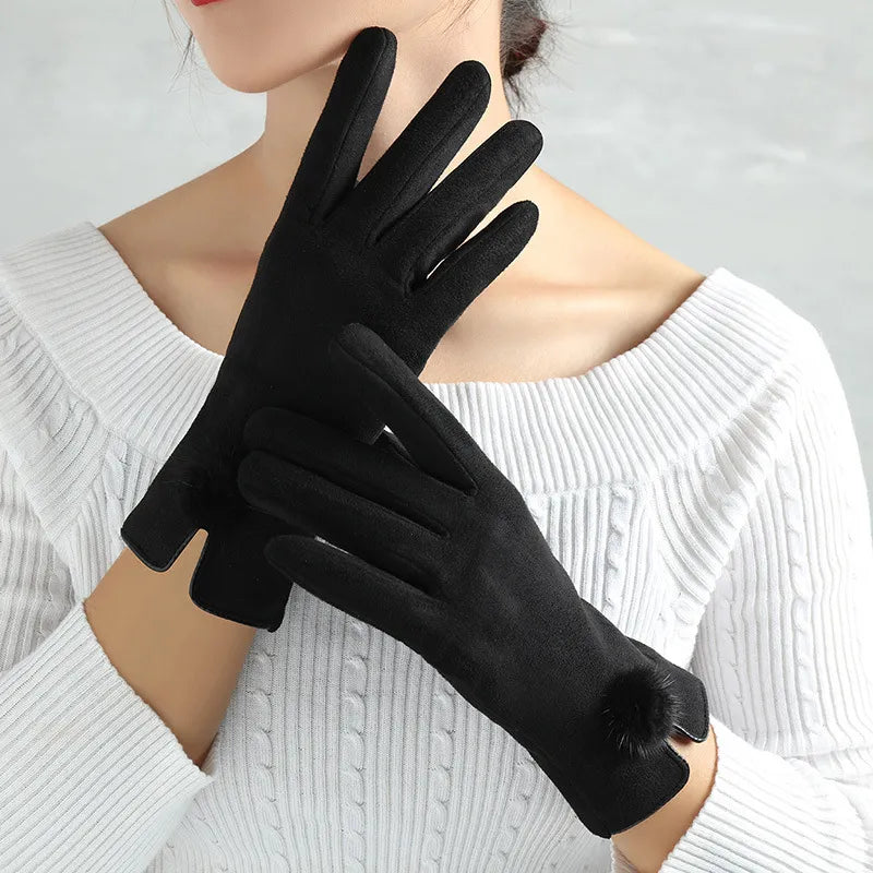Women's Winter Gloves | Vintage-Inspired, Warm, Smartphone-Compatible 2