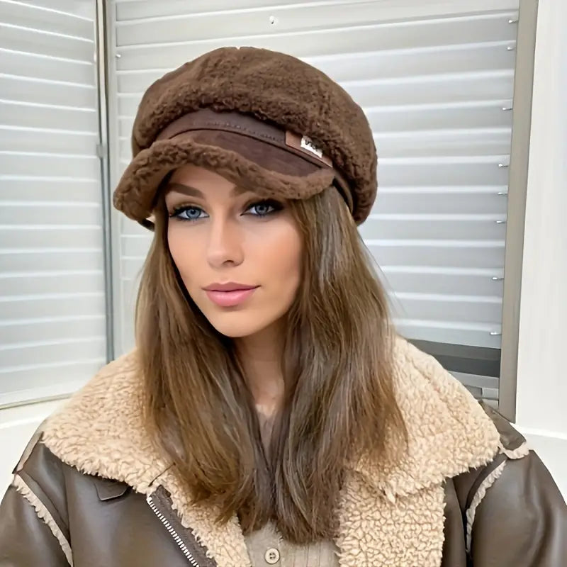 Women's Winter Hat | Double Layer Fleece, Ear Coverage, Elastic Fit 1