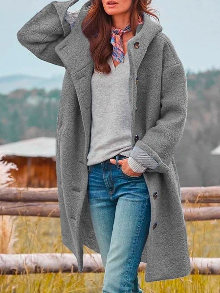 Women's Wool Coat | Elegant Design for Winter, Soft and Warm 2