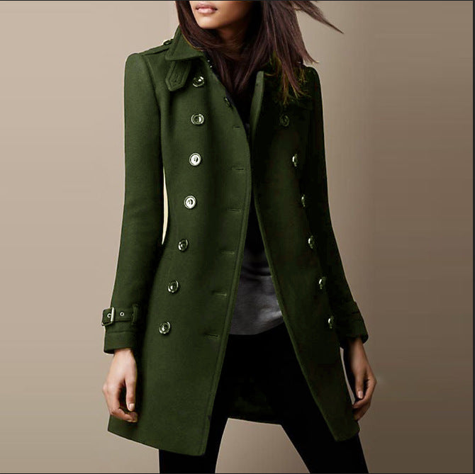 Women's Wool Coat | Elegant Long Design, Timeless Winter Warmth 1