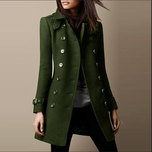Women's Wool Coat | Elegant Long Design, Timeless Winter Warmth 1