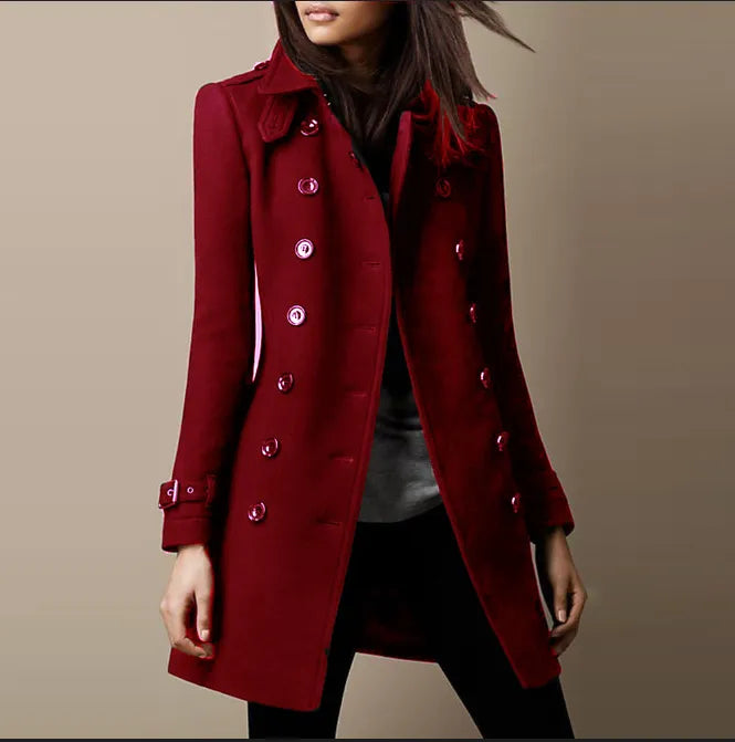 Women's Wool Coat | Elegant Long Design, Timeless Winter Warmth 3