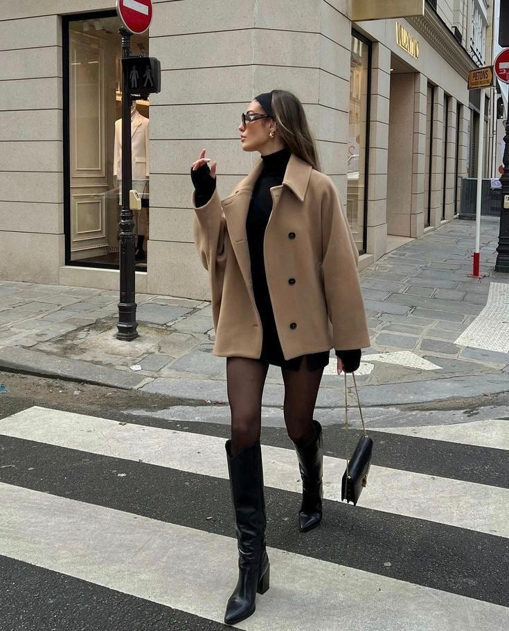 Women's Wool Coat | Oversized, Warm Winter Outerwear 0