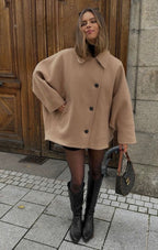 Women's Wool Coat | Oversized, Warm Winter Outerwear 2