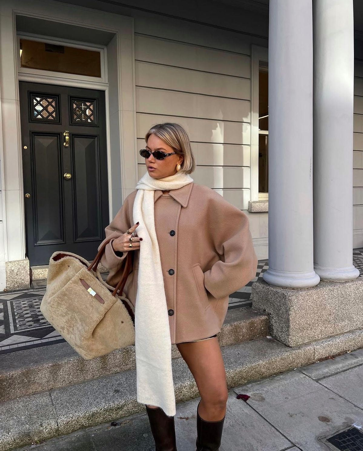 Women's Wool Coat | Oversized, Warm Winter Outerwear 7