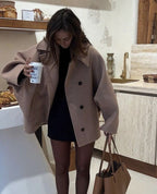 Women's Wool Coat | Oversized, Warm Winter Outerwear 8