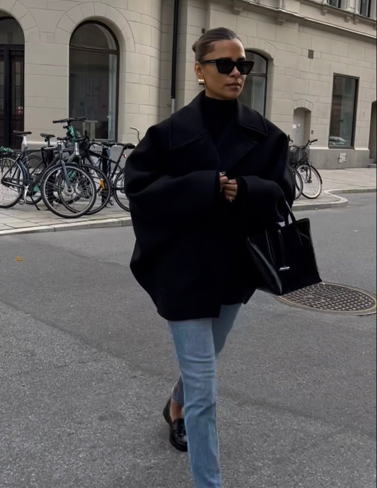 Women's Wool Coat | Oversized, Warm Winter Outerwear 9